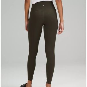 Dark olive full length align pant